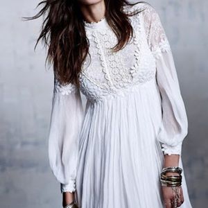 Long Sleeve Embroidered Dress 